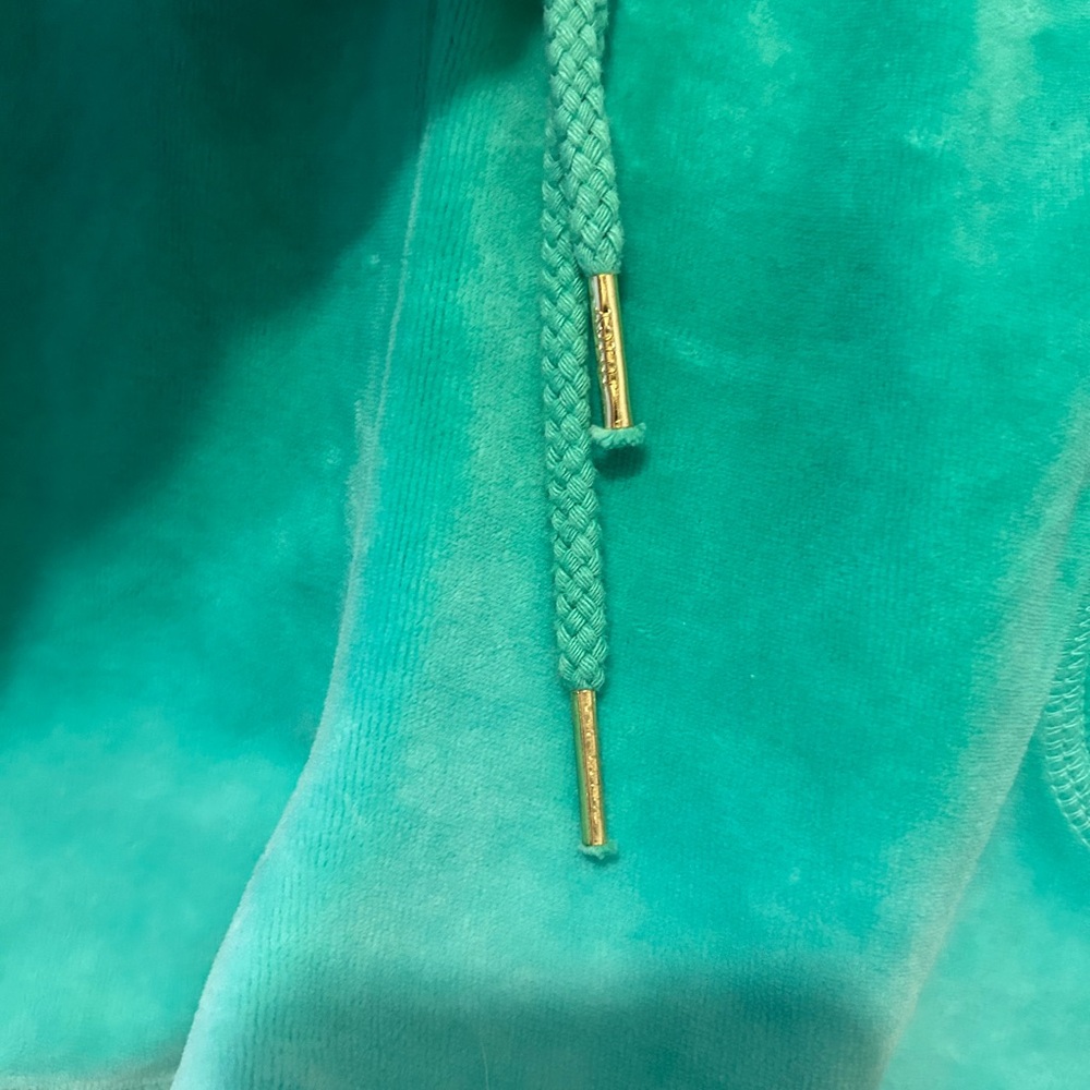 NEW - Juicy Couture - Green - Ombre Velour Shorts - Size: XL - Picture 3 of 9